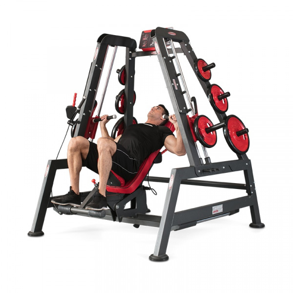 Силовая скамья Panatta для работы с гантелями (машина Смита) 1HP122